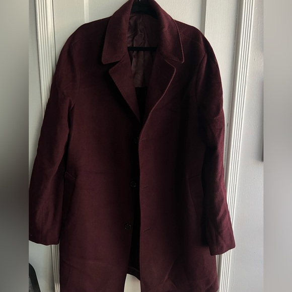 Tailored MNG MAN wool overcoat jacket - Picture 1 of 3